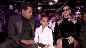 Blue Ivy pede “calma” para Beyoncé e Jay-Z no Grammy - Getty Images