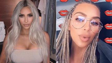 Kim Kardashian exibe trancinhas - Instagram/Reprodução