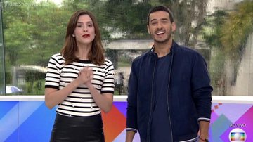 Sophia Abrahão e Marcos Veras - Reprodução/TV Globo