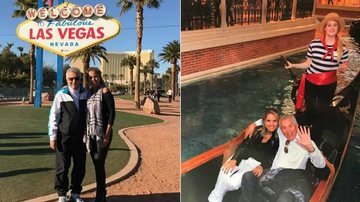 Carlos Alberto de Nóbrega e Renata Domingues: férias em Vegas - Instagram/Reprodução