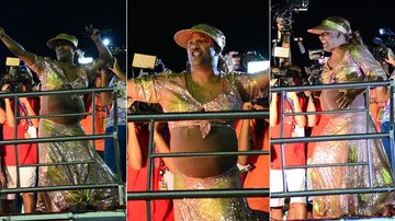 Márcio Victor, do Psirico, se veste de Ivete Sangalo no carnaval - Webert Belicio / Ag News