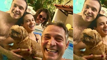 Sergio Guizé, Bianca Bin, Juliana Caldas e Nelson Freitas - Reprodução / Instagram