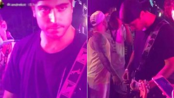 Thiago Magalhães toca guitarra no trio de Anitta - Instagram/Reprodução