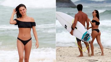 Isis Valverde curte dia na praia com o namorado - Dilson Silva / AgNews