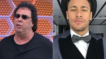 Casagrande e Neymar Jr. - Reprodução/ TV Globo/Instagram
