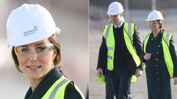 Casal Real visita Sunderland com uniforme de proteção - Getty Images
