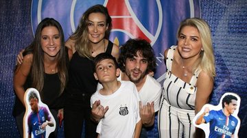 Záion, filho de Mari Alexandre e Fábio Jr, recebe os irmãos em sua festa de aniversário - Thiago Duran / AgNews