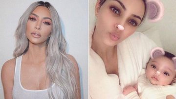 Kim Kardashian e Chicago - Reprodução / Instagram