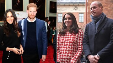 Meghan Markle, Príncipe Harry, Kate Middleton e Príncipe William - Getty Images