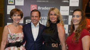 Vivianne Senna, João Doria, Bia Doria e Bianca Senna em Ayrton Senna - O Musical - Francisco Cepeda/AgNews