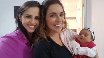 Vovó Daniela Mercury deixa hospital com neta recém-nascida no colo - Reprodução/Instagram