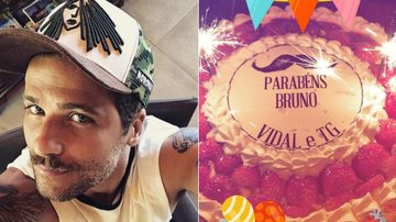 Bruno Gagliasso ganha bolo de aniversário da família - Reprodução Instagram