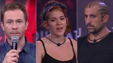 Tiago Leifert, Ana Clara e Kaysar - TV Globo/Reprodução