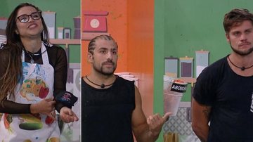 Paula, Kaysar e Breno no BBB18 - TV Globo/Reprodução
