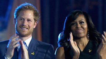 Príncipe Harry e Michelle Obama - Getty Images