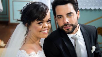 Casamento de Estela (Juliana Caldas) e Amaro (Pedro Carvalho) - Globo/Raquel Cunha