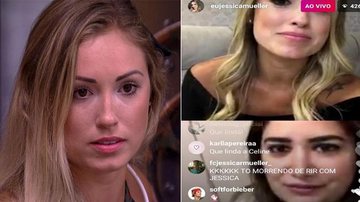Jéssica conversa com irmã de Kaysar e escorrega no inglês - Reprodução/Instagram/TV Globo
