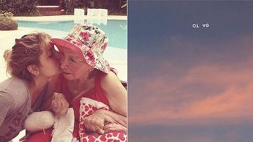 Sasha Meneghel Szafir e a avó, Dona Alda - Reprodução / Instagram