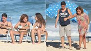 Claudia Rodrigues curte dia na praia com a filha e a empresária - AgNews