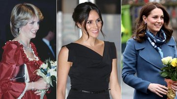 Diana Spencer, Meghan Markle e Kate Middleton - Getty Images