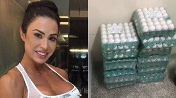 Gracyanne Barbosa estoca ovos em casa - Reprodução Instagram