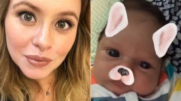 Mariana Bridi mostra o rostinho do filho pela primeira vez - Reprodução Instagram
