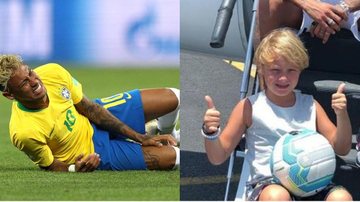 Neymar Jr e Filho - Reprodução/ Instagram/ Getty Images