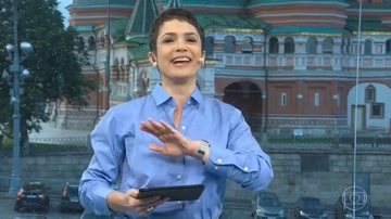 Sandra Annenberg tem forte indisposição na Rússia - Reprodução/TV Globo
