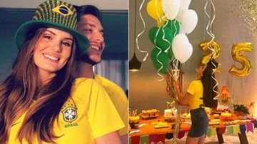 Camila Queiroz ganha festa surpresa com tema da Copa - Reprodução Instagram