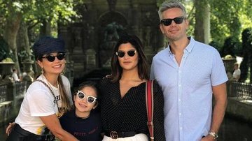 Flávia Alessandra e família em Paris - Reprodução/ Instagram