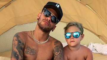 Neymar Jr. e Davi Lucca curtem praia na Rússia - Reprodução/ Instagram