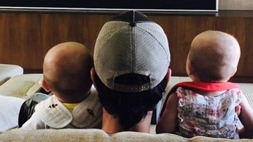 Enrique Iglesias e filhos - Reprodução / Instagram