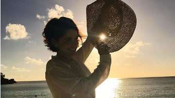 Atriz Sabrina Petraglia no Four Seasons nas paradísiacas ilhas Seychelles - Reprodução