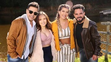 Larissa Manoela, Zezé Di Camargo e Luciano gravam clipes juntos - Brazil News / Manuela Scarpa