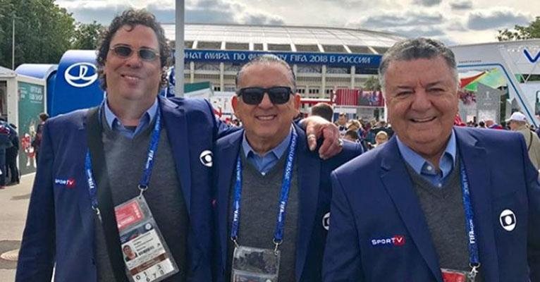 Arnaldo Cesar Coelho revela aposentadoria e Walter Casagrande chora ao vivo ao comemorar primeira Copa sóbrio - Reprodução/Instagram