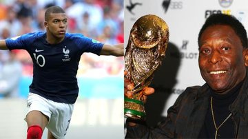 Mbappé e Pelé - Getty Images