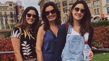 Fátima Bernardes curte férias com as filhas em Barcelona - Reprodução Instagram