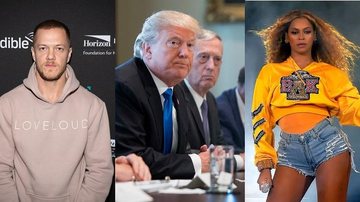 Dan Reynolds, Trump e Beyoncé - Getty Images