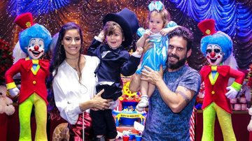 Sertanejo Hudson comemora o aniversário dos filhos no circo! - Thiago Duran/AgNews