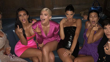 Khloe Kardashian, Kim Kardashian, Kylie Jenner, Kendall Jenner, Kourtney Kardashian e Kris Jenner - reprodução/instagram
