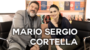 Mario Sergio Cortella e Mariah Ruibal - Divulgação
