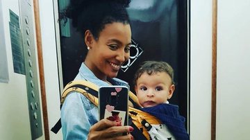 Sheron Menezzes e o filho, Benjamin - Reprodução/Instagram