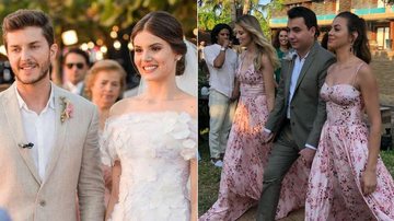 Madrinhas de Camila Queiroz usam vestido com a mesma estampa - Reprodução Instagram