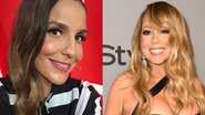 Ivete Sangalo e Mariah Carey - Reprodução Instagram/Getty Images