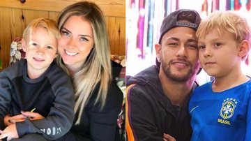 Carol Dantas, Davi Lucca e Neymar Jr. - Reprodução/Instagram