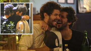Maurício e Gil passam a noite juntos - WEBERT BELICIO / AG NEWS