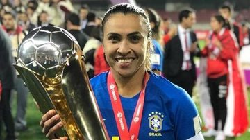 Marta ganha o título de melhor jogadora do mundo pela sexta vez - Reprodução/Instagram