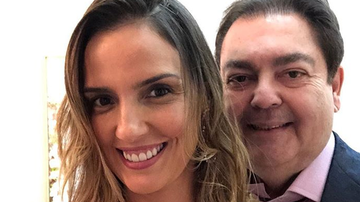 Luciana Cardoso e Fausto Silva - reprodução/instagram