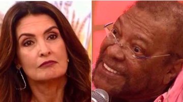 Fátima Bernardes e Martinho da Vila - Reprodução/ Globo