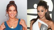 Bruna Marquezine e Ariana Grande - Reprodução/Instagram/Getty Images